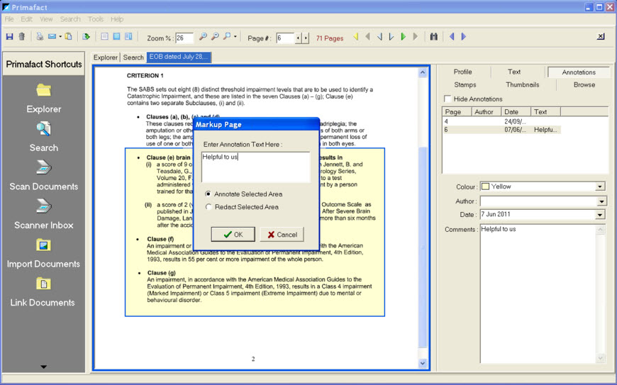 Annotation View